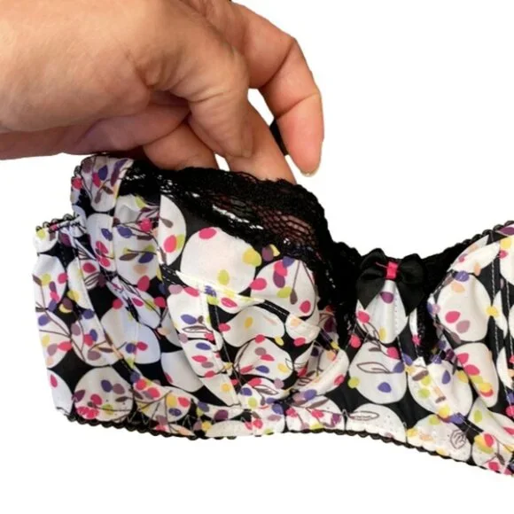 FANTASIE Mollie Underwire Bra With Side Support Confetti (Size 30D) (NWT)